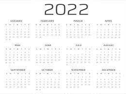 free printable 2022 calendar template for kids to design in the playroom
