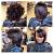 Short Hair Silk Wrap