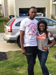 The brother of gymnast and olympic gold medalist simone biles has been charged with the murder of three men shot dead at a cleveland home on new year's eve. Simone Biles On Twitter My Brother Tevin Everyone Says We Look Like Twins But We Don T See It