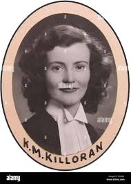 This portrait photograph shows Kathleen Mary Killoran, a graduate of  Osgoode Hall Law School. She became a notable lawyer, and this image  reflects her professional achievement and career Stock Photo