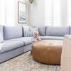 You'll then be able to buy smaller toy boxes for storage that complements your home design while containing the clutter. 1