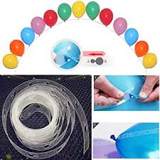 A bag of purchased balloons and a strip of balloon garland tape transform into a gorgeous party garland in under an hour! Balloon Decorating Strip Connect Chain Diy Balloon Arch Strip Tape Plastic 5m Buy Online At Best Prices In Pakistan Daraz Pk
