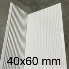 Cornière pvc gris anthracite 7016 : Corniere Pvc Blanc 40 X 60
