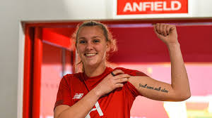 Liverpool fc tribute tattoo by thehoundofulster on deviantart. Liverpool Women Sign Goalkeeper Rylee Foster Who Has You Ll Never Walk Alone Tattoo Football News Sky Sports