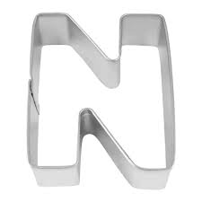 Made of sturdy aluminum, this cookie cutter . Alphabet Letter N Cookie Cutter The Cookie Cutter Shop