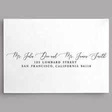 Address a married couple using mr. and mrs. followed by the shared last name. How To Address Wedding Invitations Gertrude Paper Studio