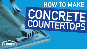 You can keep things simple with some surface space and perhaps a shelf or drawer. Make Concrete Countertops