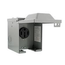 My parents want to add a 50 amp breaker to my existing home electrical panel to plug in their rv when they come to visit me. Dumble Rv Breaker Box Rv Electrical Outlet Rv Receptacle 50 Amp Rv Outlet Box Walmart Com Walmart Com