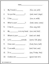 Free english language arts worksheets. Grade 1 Worksheets First Grade Reading Teaching Reading Kindergarten Reading