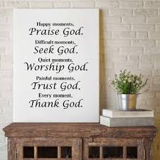 If you didn't have time to write scriptures on your wall or for someone else these scripture decor options make great gifts! Christian Canvas Painting Poster Bible Verse Quote Home Decor Every Moment Thank God Religious Quote Poster Living Room Leather Bag