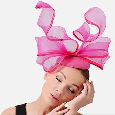 Pretty Pink Ribbon Sculpted Fascinator