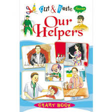Cut Paste Chart Book Our Helpers 019 Manoj Publications