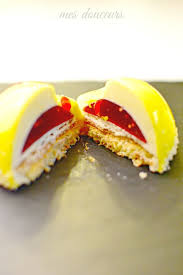 Demi Sphere Ananas Insert Framboises Mes Douceurs Insert Framboise Recettes De Cuisine Biscuit Coco