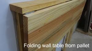Duvarlara asılan masalar, çalışma odaların. Paletten Katlanir Duvar Masasi Anlatimli Folding Wall Table From Pallet Youtube