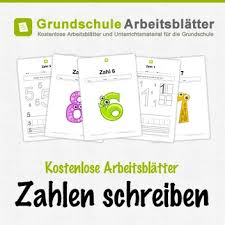 Zahlen Schreiben Lernen Kostenlose Arbeitsblatter Es erscheint eine auswahl von arbeitsblättern, welche durch anklicken geöffnet werden können. zahlen schreiben lernen kostenlose