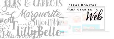Letras Bonitas Para Usar En Tu Web Jorge Cobos No olvides acompañarla de imágenes y colores igualmente. letras bonitas para usar en tu web