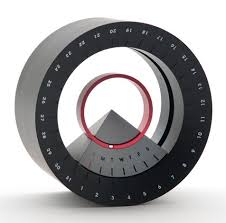 Round And Round Perpetual Calendar This Sleek Date Keeper Never Expires Unique Wall Clocks Museum Of Contemporary Art Clock Design
