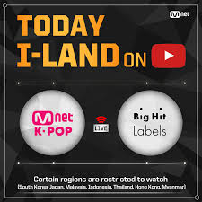 Berikut disediakan maklumat perlawanan malam nanti pada tarikh, jam tempat dan live streaming. Mnet I I Land On Twitter I Land Youtube Live Streaming Guide Today 11pm Kst Watch I Land First Episode Through Youtube Live Streaming Mnet K Pop Https T Co O7moxplvys Big Hit Labels Https T Co Wlwzqv52to Mnet