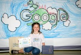 The national doodle for google contest started in 2008, and the theme of this year's competition is when i grow up, i hope. a panel of google execs will anoint one of the five above finalists the overall winner, with prizes including a $30,000 college scholarship and a $50,000 tech package for a. Rutland Girl Is Vermont S Best Google Doodler News Rutlandherald Com