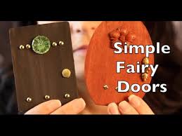 Some little fairy left a cartful of blooms behind. Diy How To Make A Fairy Door Craft Idea Tutorial Youtube