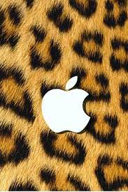 Leopard Fur W Apple Logo Apple Logo Leopard Wallpaper Apple Wallpaper Iphone