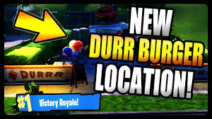 Here's the durr burger location in fortnite season 5 along with the durr burger food truck. New Durr Burger Location In Retail Row Fortnite Season 7 Youtube
