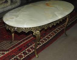 Shop oval coffee tables at chairish, the design lover's marketplace for the best vintage and used furniture, decor and art. Lot An Oval 1970 S Vintage Onyx Top Coffee Table