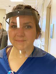 Johns Hopkins APL Maker Community Crafting Face Shields for Medical Workers 