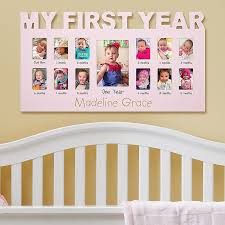 Daughter 1st Birthday Gift Ideas Baby S First 12 Months Frame Birthday Gifts For Boys 1st Birthday Gifts Baby First Birthday