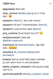 Maybe you would like to learn more about one of these? Birthday Cake Duit Anak Che Ta Jadi Bualan Netizen The Reporter
