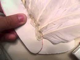 how to make feather angel wings