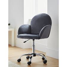 There are over 70 special value prices on gray office chairs. Grey Faux Velvet Office Chair Home George At Asda