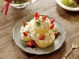 ロール ケーキ クリスマス デコレーション