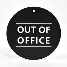 Unfollow office door signs to stop getting updates on your ebay feed. Engraved Out Of Office Sign Hanging Laser Engraved Office Sign