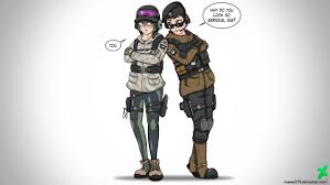 Rainbow Six Siege Ela And Zofia Sister Rivalry By Massa1279 Rainbow Six Siege Memes Rainbow Rainbow Six Siege Art