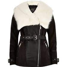 River Island Black Faux Suede Coat Black Faux Suede Coat Belted Wrap Coat Black Wrap Coat