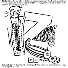 Upper case letter z coloring page. Alphabet Z Coloring Page Crayola Com