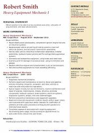 Word docs will render different based on the device the recipient is reading your resume from e.g. Heavy Equipment Mechanic Resume Samples Qwikresume