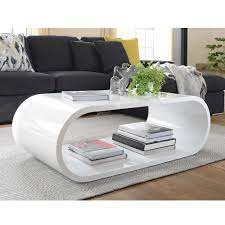 About iwell coffee table the iwell coffee table which is stylish can match all kinds of your home furniture, making your room tidy, organized and elegant. Ovatus Gloss Coffee Table White Dwell Coffee Table Coffee Table White Table Decor Living Room