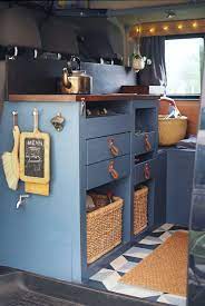 Third van, third time making cabinets. Van Build The Rustic Conversion Of Our Vw T5 Transporter Growing Spaces Van Life Diy Campervan Interior Campervan Conversions