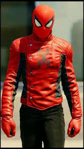 Black And Silver Spiderman Suit Red And Black The Last Stand Spider Man Leather Jacket Spiderman Suits Spiderman Marvel Spiderman