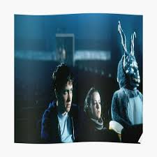Donnie darko, an awkward teenager, befriends frank, a figure in a bunny costume only he can see, who informs donnie that the. Donnie Darko Posters Redbubble