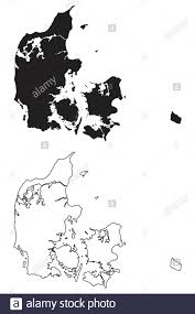 Deutschland karte umriss zum ausdrucken deutschland ist ein land in zentraleuropa und grenzt im norden an dänemark, im osten an polen und die tschechische republik, im süden an österreich und die schweiz, im südwesten an frankreich und luxemburg, sowie im nordwesten an belgien und die. Danemark Umriss Silhouette Karte Abbildung Mit Regionen Stock Vektorgrafik Alamy
