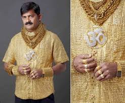 The Gold Man Of Pimpri Mr Datta Phuge S 235 000 Gold Shirt Gold Cost Gold Gold T Shirts