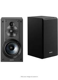 Sony Sscs5 3 Way 3 Driver Bookshelf Speaker System Pair Black Bookshelf Speakers Graphic Card Speaker System