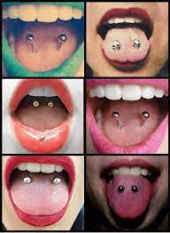 Body Piercing Jewellery Double Tongue Piercings Tongue Piercing Cool Piercings Piercing