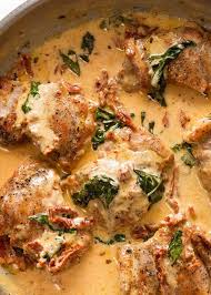 Chicken With Creamy Sun Dried Tomato Sauce Recipe Sun Dried Tomato Sauce Sun Dried Tomato Recipetin Eats