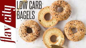 While they're praised for being low fat (although most bread is), they owe their dense yet fluffy composition to a hearty amount of refined flour. Low Carb Keto Bagels Flavcity With Bobby Parrish