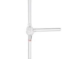 ADAMAS BETA T-Type/Straight Glass Cock Teflon Valve Connecting Pipe  Laboratory Joint Tubes for Chemical Organic Reaction Experiment