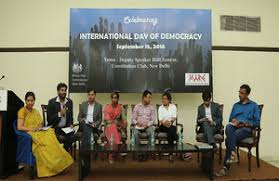 A democratic system also has to make sure that the social development along with democratic values should reflect the social security, welfare and status of the people. International Democracy Day Celebrated In India Gov Uk
